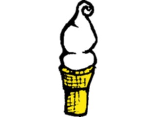 Sticker Custom Preview Image #061626 Food Drink Desserts Ice Cream Cone15