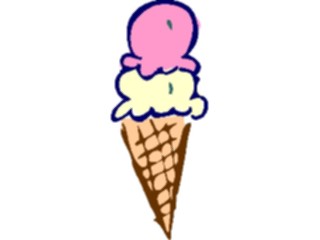 Sticker Custom Preview Image #061630 Food Drink Desserts Ice Cream Cone19