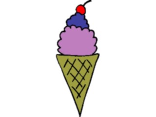 Sticker Custom Preview Image #061641 Food Drink Desserts Ice Cream Cone30