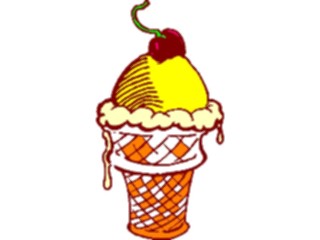 Sticker Custom Preview Image #061643 Food Drink Desserts Ice Cream Cone32