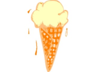 Sticker Custom Preview Image #061646 Food Drink Desserts Ice Cream Cone35