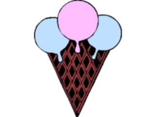 Sticker Custom Preview Image #061651 Food Drink Desserts Ice Cream Cone40