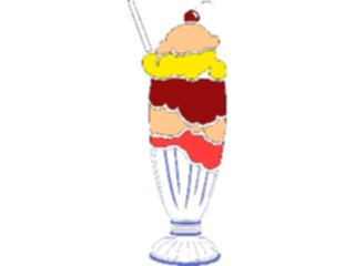 Sticker Custom Preview Image #061675 Food Drink Desserts Ice Cream Float