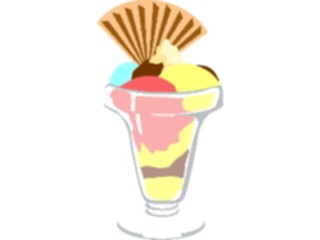 Sticker Custom Preview Image #061689 Food Drink Desserts Ice Cream Sundae02
