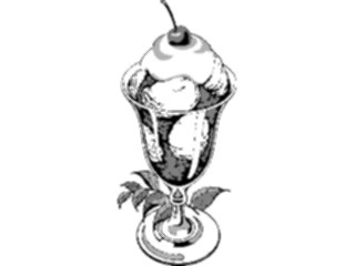 Sticker Custom Preview Image #061691 Food Drink Desserts Ice Cream Sundae04