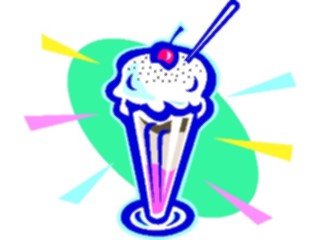 Sticker Custom Preview Image #061694 Food Drink Desserts Ice Cream Sundae07