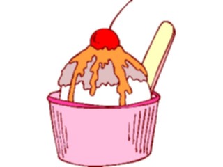 Sticker Custom Preview Image #061699 Food Drink Desserts Ice Cream Sundae12
