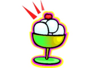 Sticker Custom Preview Image #061705 Food Drink Desserts Ice Cream Sundae18