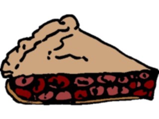 Sticker Custom Preview Image #061777 Food Drink Desserts Pie Slice Cherry3