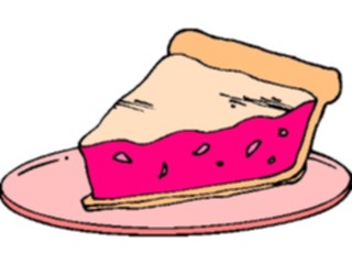 Sticker Custom Preview Image #061778 Food Drink Desserts Pie Slice Cherry4