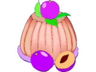 Sticker Custom Preview Image #061782 Food Drink Desserts Plum Pudding