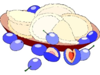 Sticker Custom Preview Image #061783 Food Drink Desserts Plum Turnover