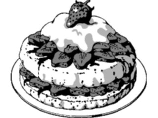 Sticker Custom Preview Image #061806 Food Drink Desserts Strawberry Shortcake2