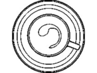 Sticker Custom Preview Image #061886 Food Drink Dinner Service Cup Saucer Overhead