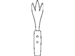 Sticker Custom Preview Image #061918 Food Drink Dinner Service Fork Serving2