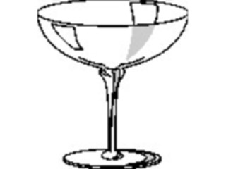 Sticker Custom Preview Image #061947 Food Drink Dinner Service Glass Champagne1
