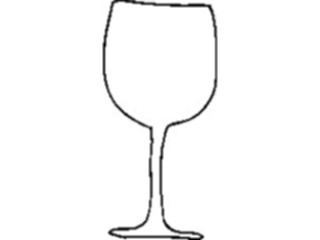 Sticker Custom Preview Image #061974 Food Drink Dinner Service Glass Wine03