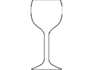 Sticker Custom Preview Image #061980 Food Drink Dinner Service Glass Wine09