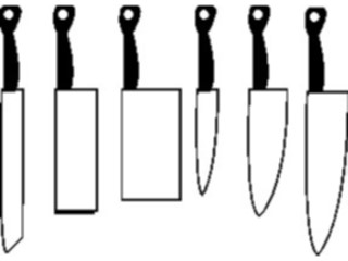 Sticker Custom Preview Image #062036 Food Drink Dinner Service Knives1