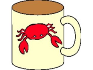 Sticker Custom Preview Image #062054 Food Drink Dinner Service Mug Crab