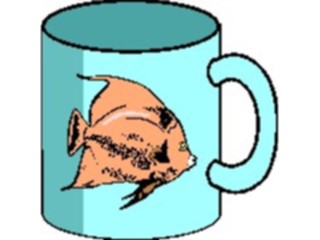 Sticker Custom Preview Image #062057 Food Drink Dinner Service Mug Fish
