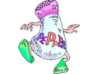 Sticker Custom Preview Image #062071 Food Drink Dinner Service Pepper Shaker