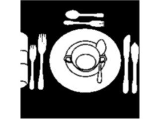 Sticker Custom Preview Image #062087 Food Drink Dinner Service Place Setting10