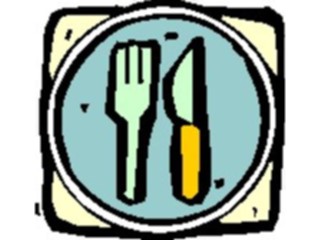 Sticker Custom Preview Image #062094 Food Drink Dinner Service Place Setting17