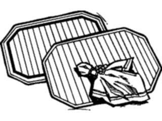 Sticker Custom Preview Image #062118 Food Drink Dinner Service Placemats Napkin