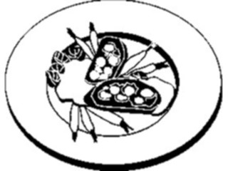 Sticker Custom Preview Image #062135 Food Drink Dinner Service Plateof Food