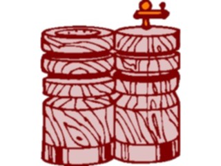 Sticker Custom Preview Image #062141 Food Drink Dinner Service Salt Pepper Shakers3