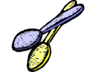 Sticker Custom Preview Image #062192 Food Drink Dinner Service Spoons2