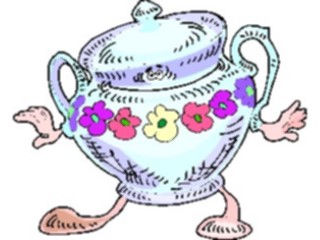 Sticker Custom Preview Image #062202 Food Drink Dinner Service Sugar Bowl6