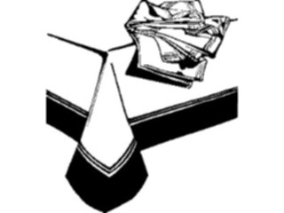 Sticker Custom Preview Image #062206 Food Drink Dinner Service Tablecloth Napkins