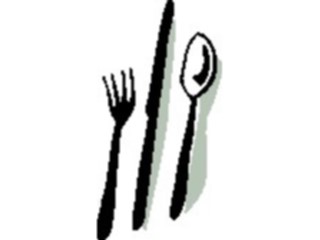 Sticker Custom Preview Image #062217 Food Drink Dinner Service Utensils4
