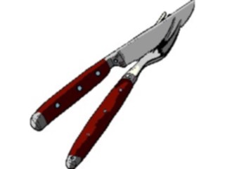 Sticker Custom Preview Image #062220 Food Drink Dinner Service Utensils7