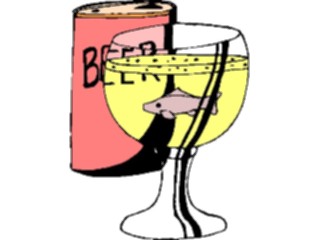 Sticker Custom Preview Image #062265 Food Drink Drinks Alcoholic Beer Fishin Glass