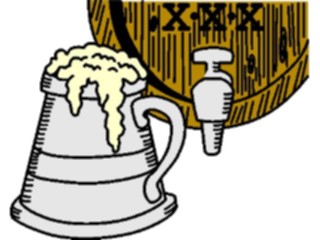 Sticker Custom Preview Image #062268 Food Drink Drinks Alcoholic Beer Keg01