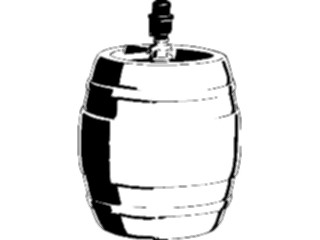 Sticker Custom Preview Image #062270 Food Drink Drinks Alcoholic Beer Keg03