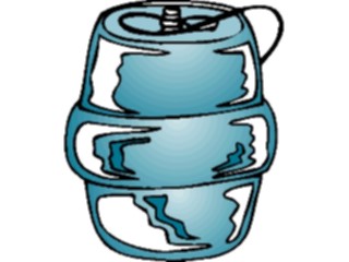 Sticker Custom Preview Image #062273 Food Drink Drinks Alcoholic Beer Keg06