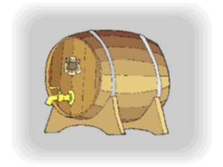 Sticker Custom Preview Image #062280 Food Drink Drinks Alcoholic Beer Keg13