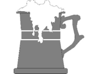 Sticker Custom Preview Image #062285 Food Drink Drinks Alcoholic Beer Mug02