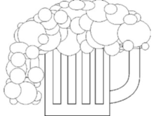 Sticker Custom Preview Image #062290 Food Drink Drinks Alcoholic Beer Mug07