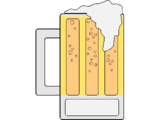 Sticker Custom Preview Image #062308 Food Drink Drinks Alcoholic Beer Mug25