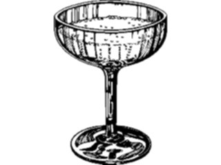 Sticker Custom Preview Image #062384 Food Drink Drinks Alcoholic Champagne Glass12