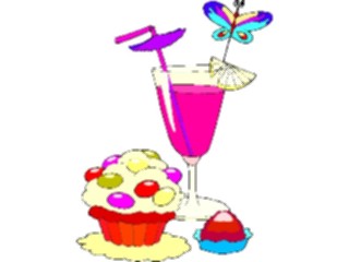 Sticker Custom Preview Image #062493 Food Drink Drinks Alcoholic Tropical Cocktail13