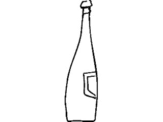 Sticker Custom Preview Image #062503 Food Drink Drinks Alcoholic Wine Bottle03