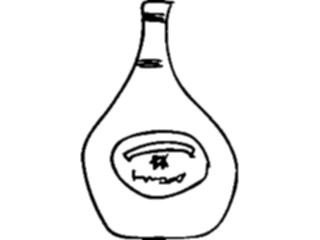 Sticker Custom Preview Image #062504 Food Drink Drinks Alcoholic Wine Bottle04