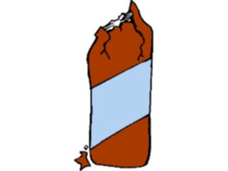 Sticker Custom Preview Image #062542 Food Drink Drinks Alcoholic Wine Bottle Broken