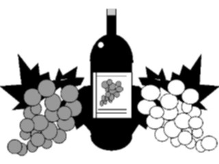 Sticker Custom Preview Image #062598 Food Drink Drinks Alcoholic Wine Grapes